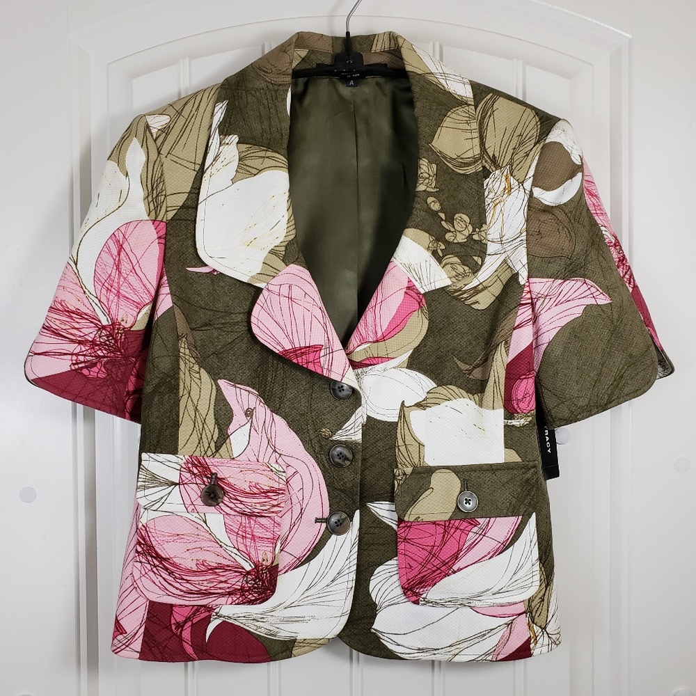 LAST CHANCE Ellen Tracy Short Sleeve Floral